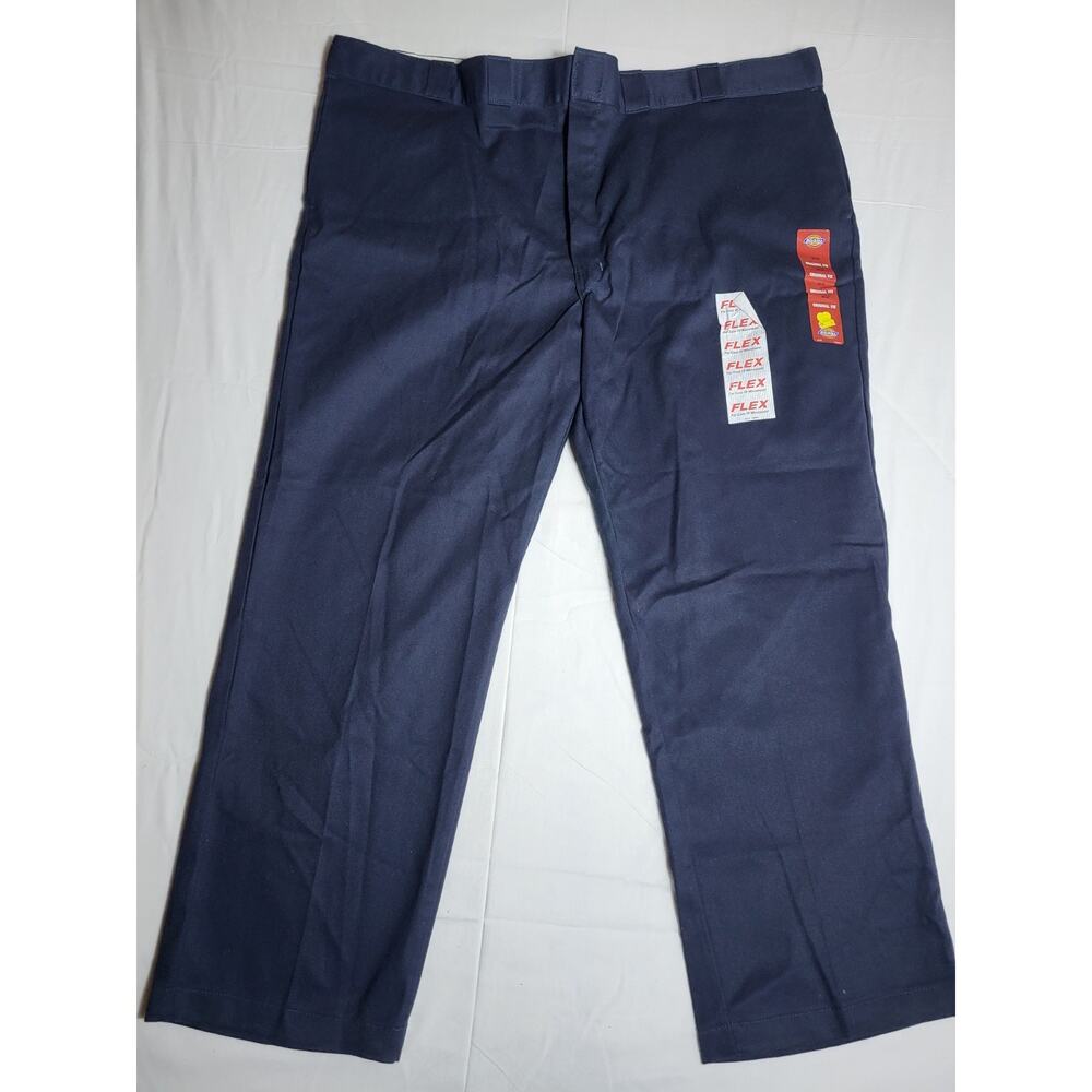 Dickies FLEX Work Pants Men’s 50x30 Navy Blue Straight Fit New With Tags